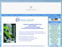 Tablet Screenshot of crystalwater.net